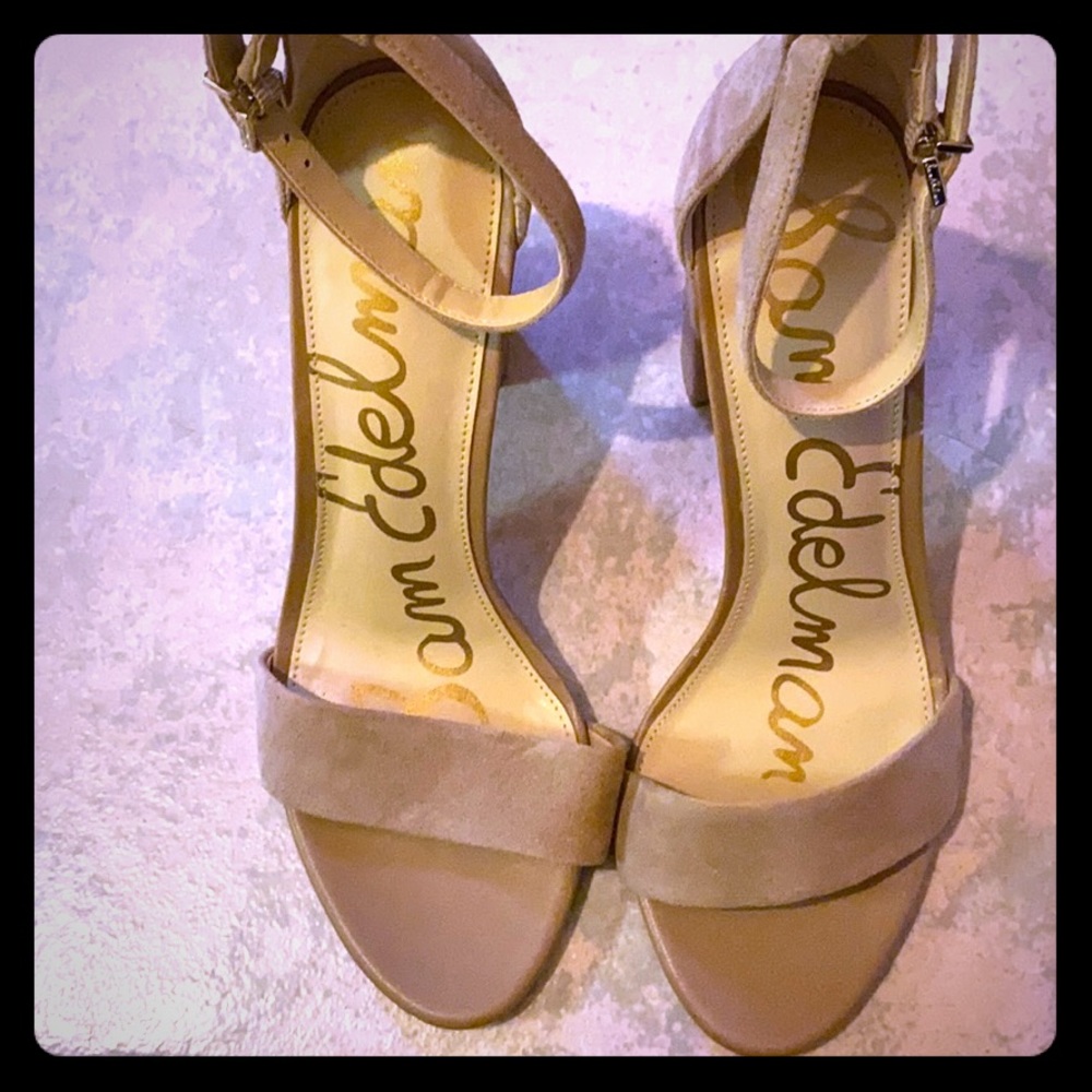 Sam Edelman Nude ankle strap sandals